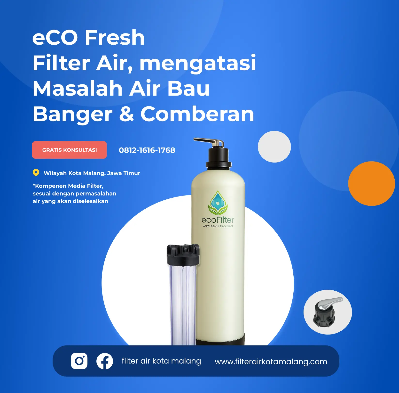 Filter Air Bau Banger - Filter Air Kota Malang | EcoFilter