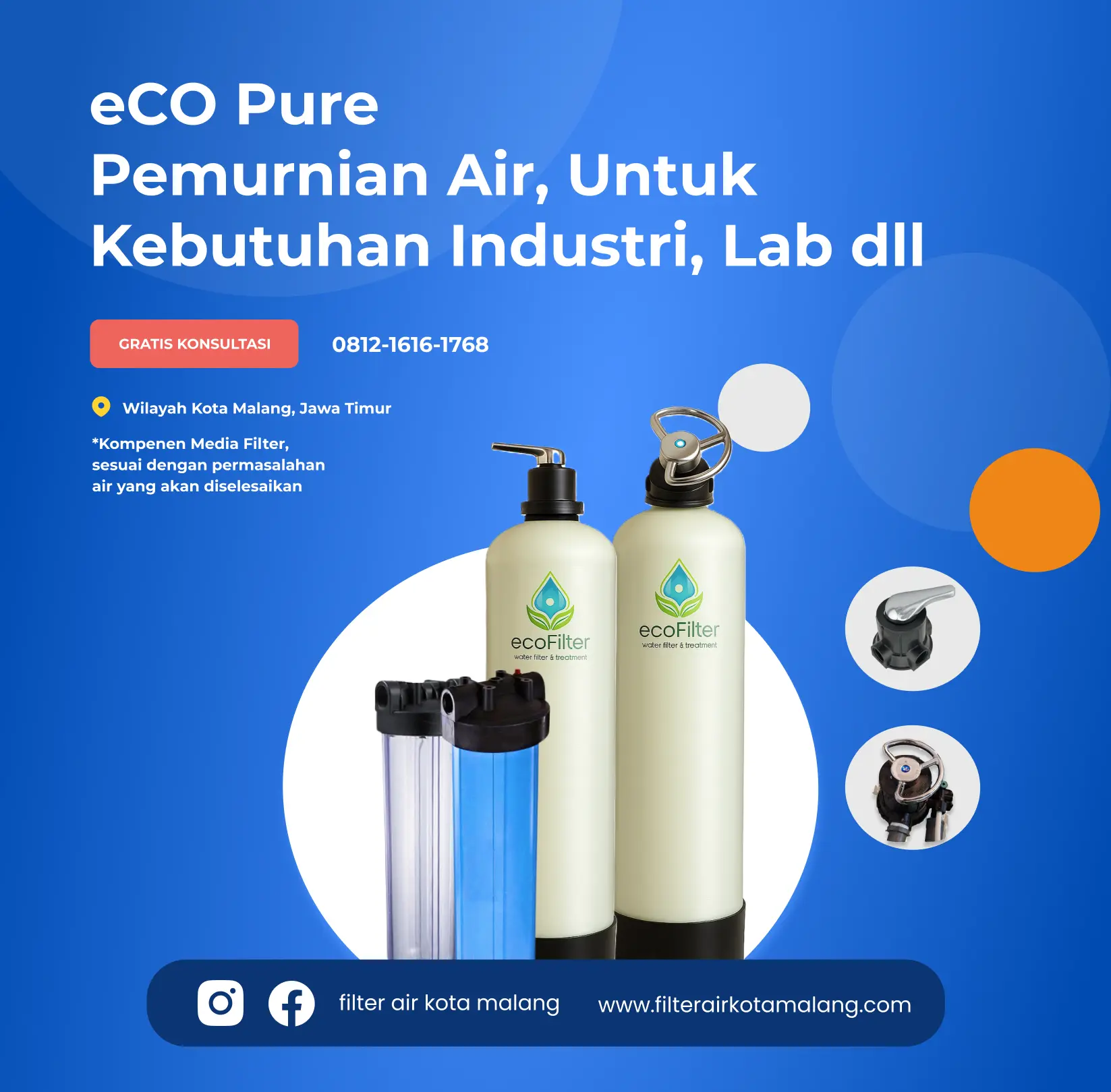 Filter Pemurnian Air Kebutuhan Industri - Filter Air Kota Malang | EcoFilter
