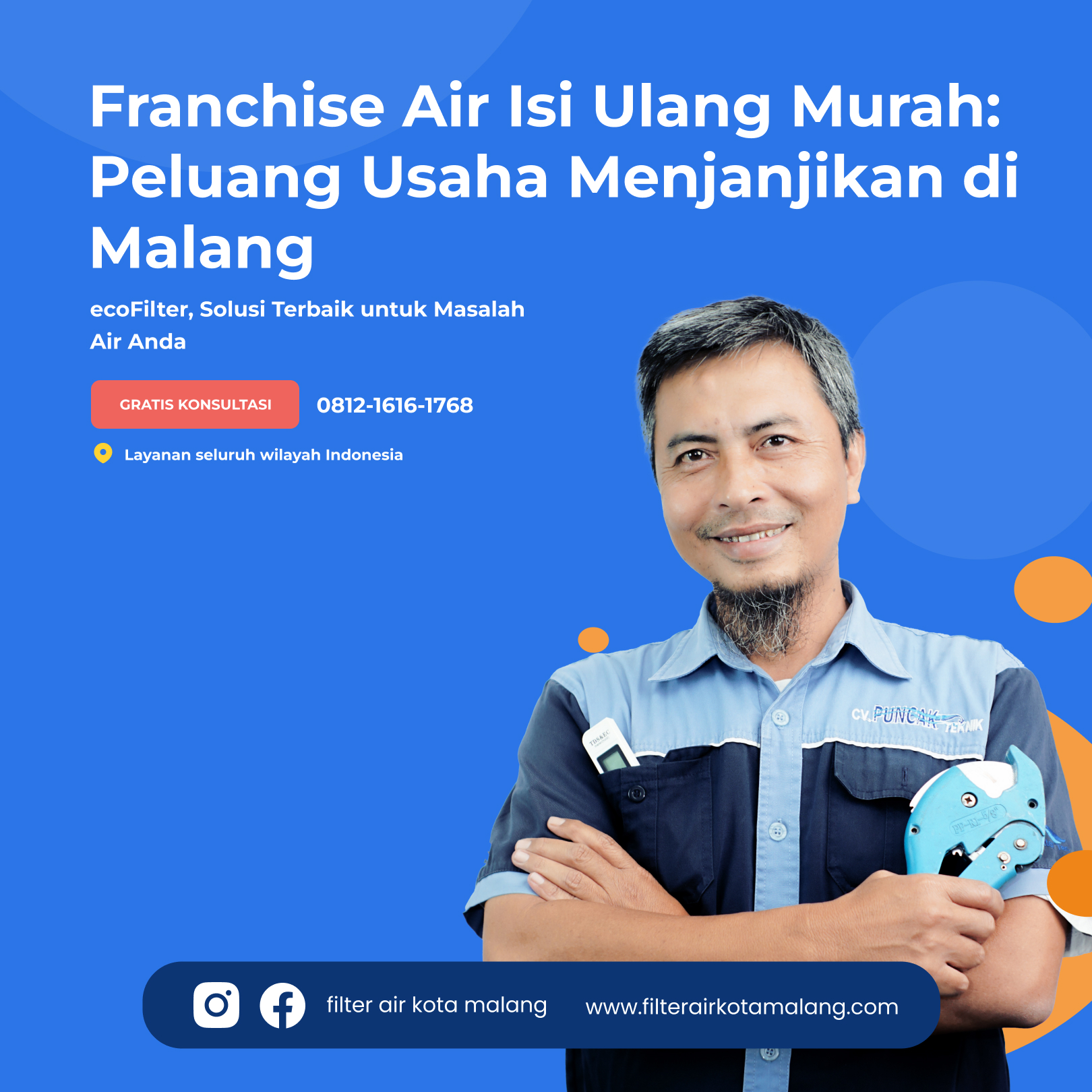 Franchise Air Isi Ulang Murah: Peluang Usaha Menjanjikan di Malang