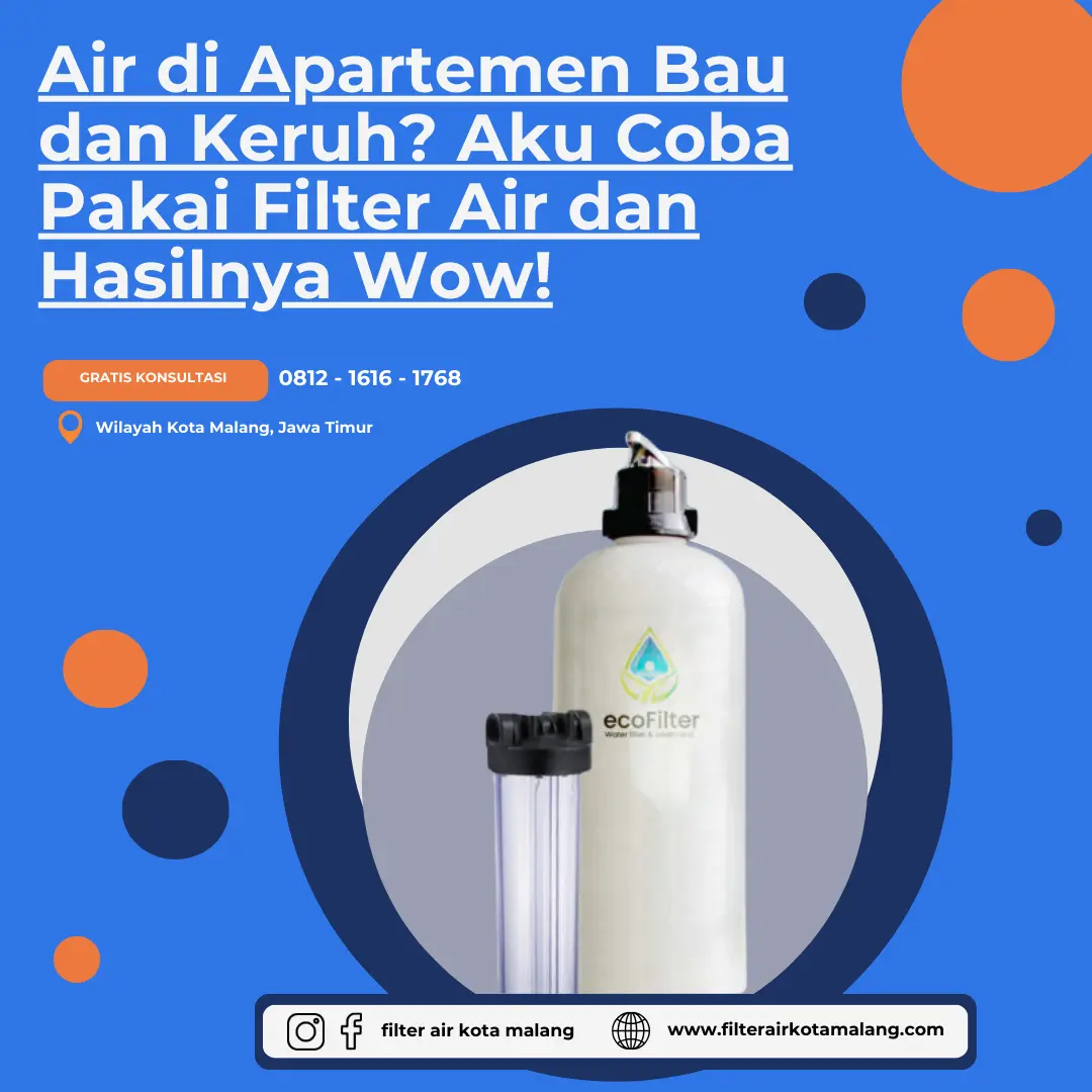 Air di Apartemen Bau dan Keruh? Aku Coba Pakai Filter Air dan Hasilnya Wow!