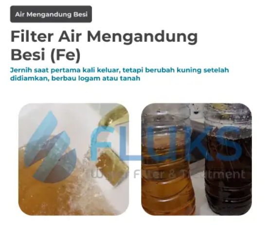 Pemasangan Filter Khusus Mengatasi Air Mengandung Besi