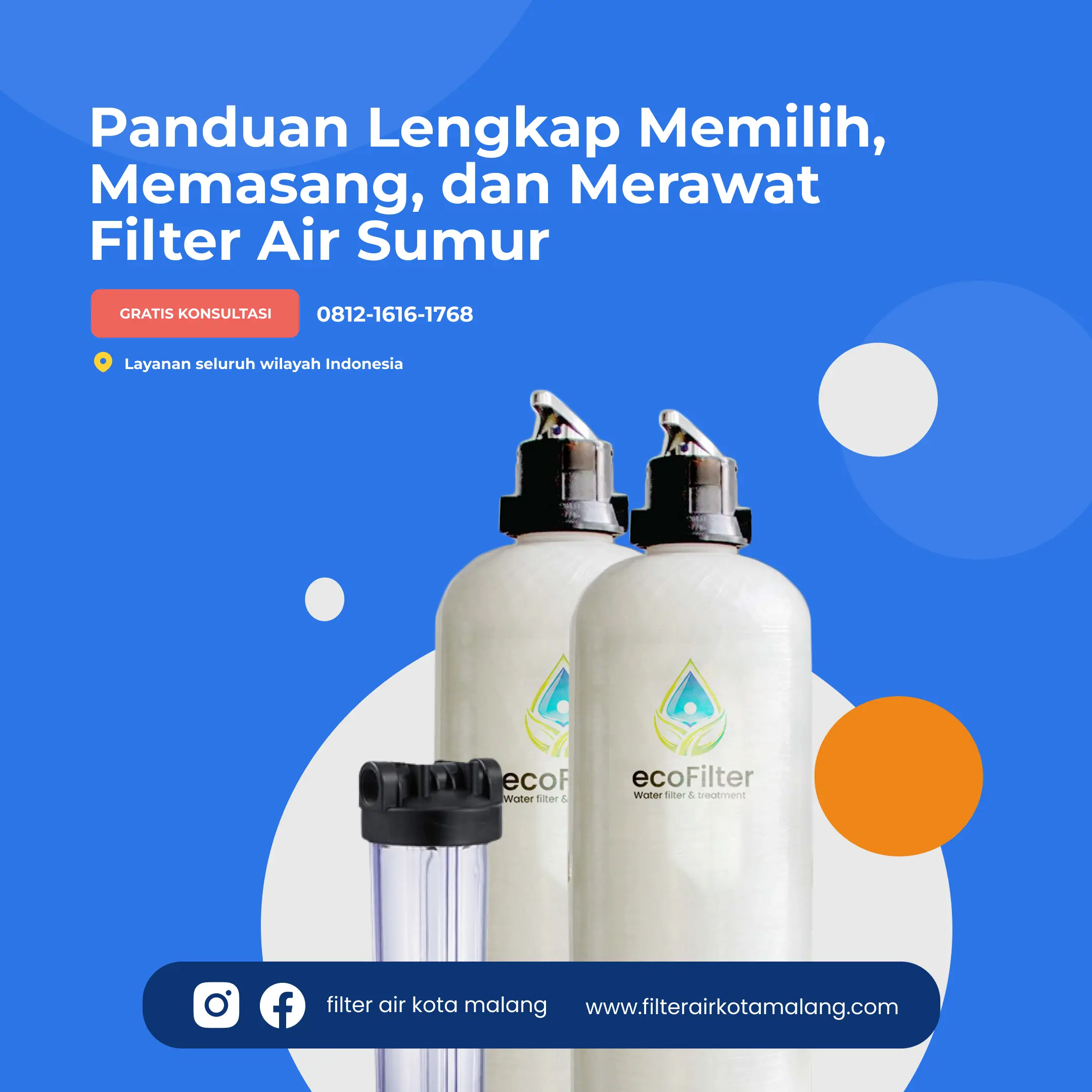 Panduan Lengkap Memilih, Memasang, dan Merawat Filter Air Sumur