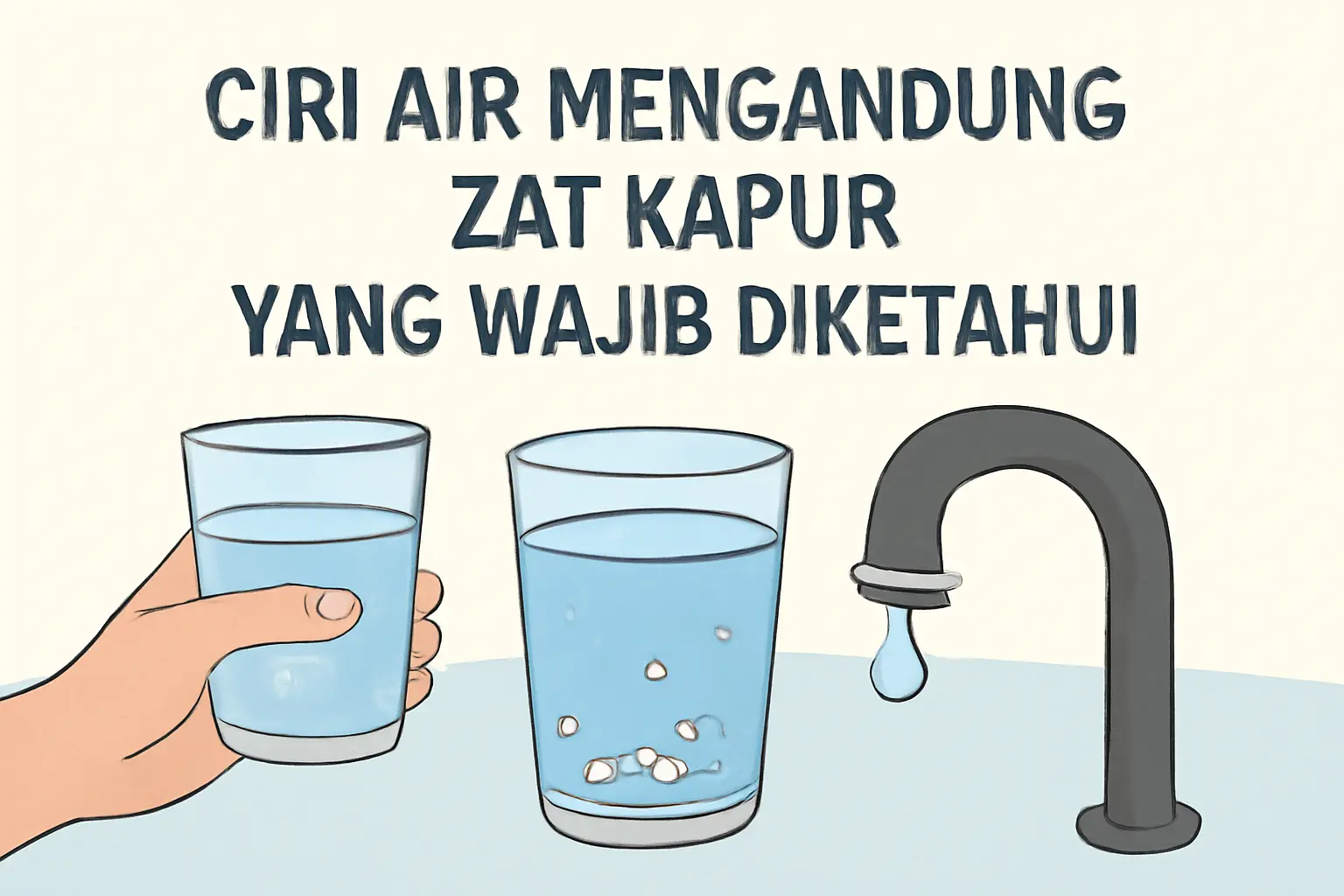 Ciri Air Mengandung Zat Kapur yang Wajib Diketahui