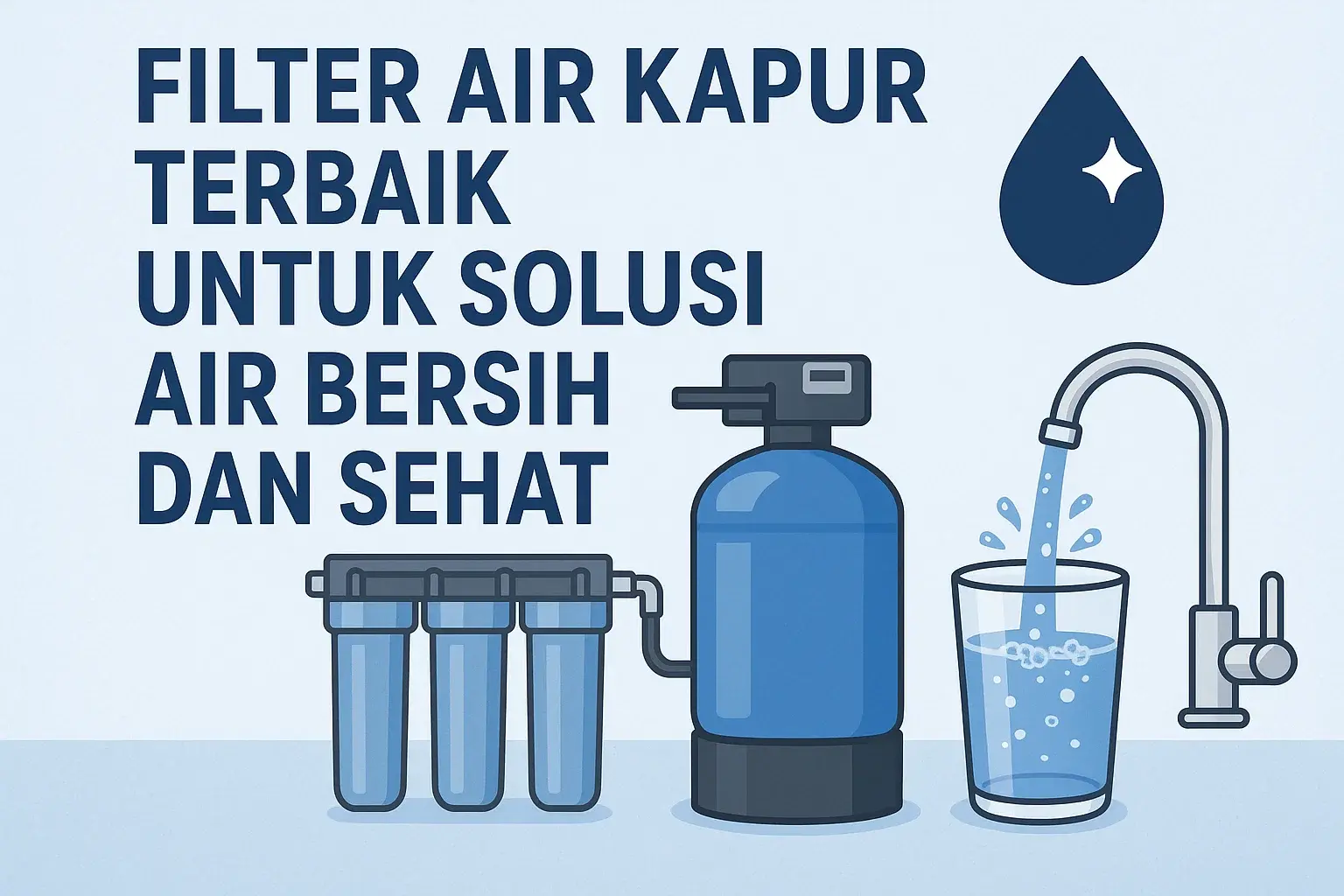 Filter Air Kapur Terbaik untuk Solusi Air Bersih dan Sehat