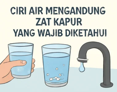 ciri air mengandung zat kapur