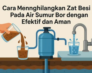 cara menghilangkan zat besi pada air sumur