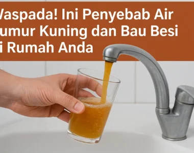 air sumur kuning dan bau besi