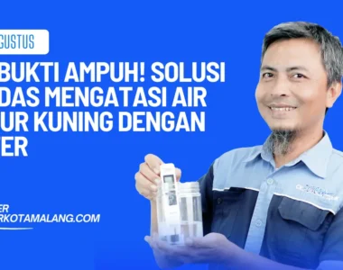mengatasi air sumur kuning