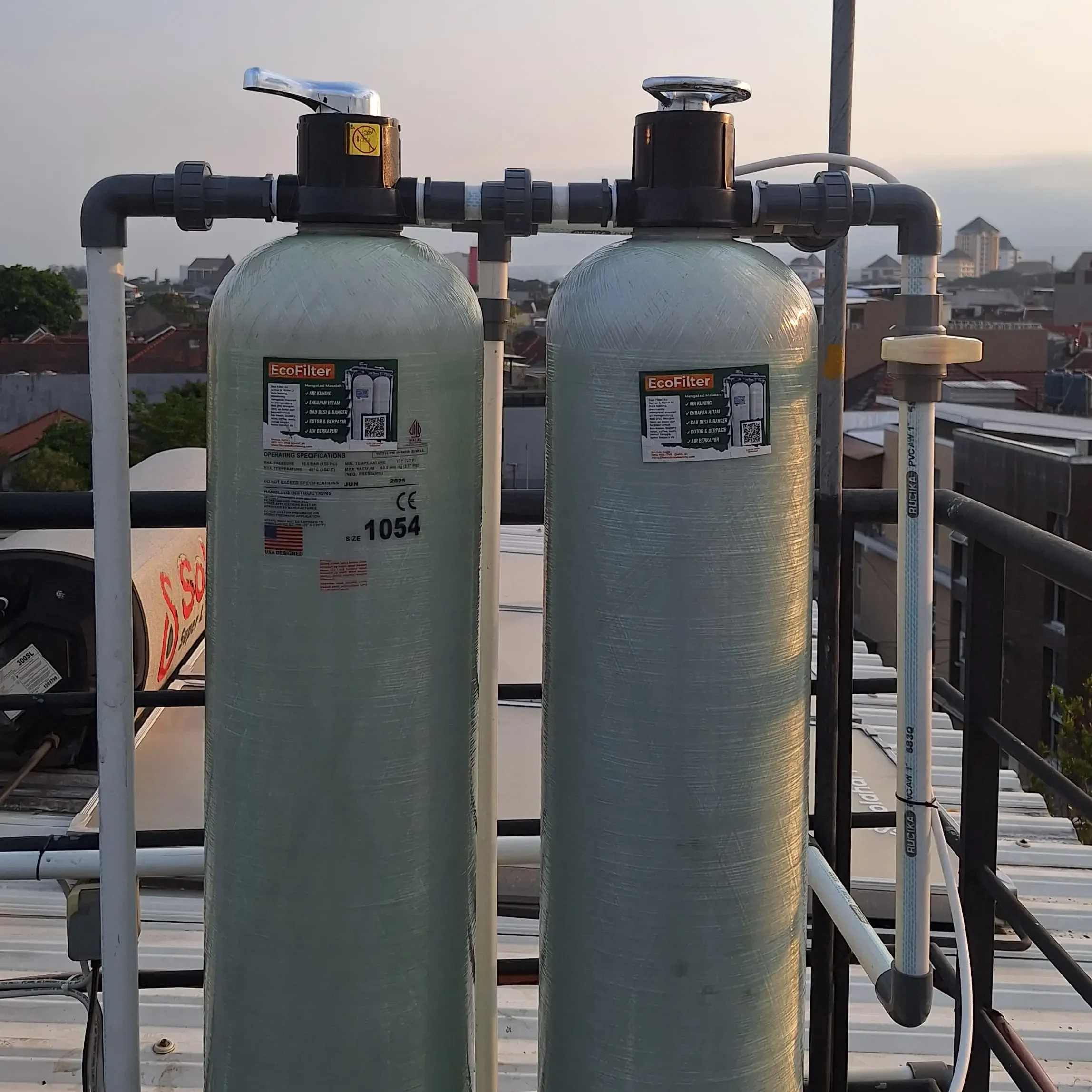air sumur bau besi (filter air)