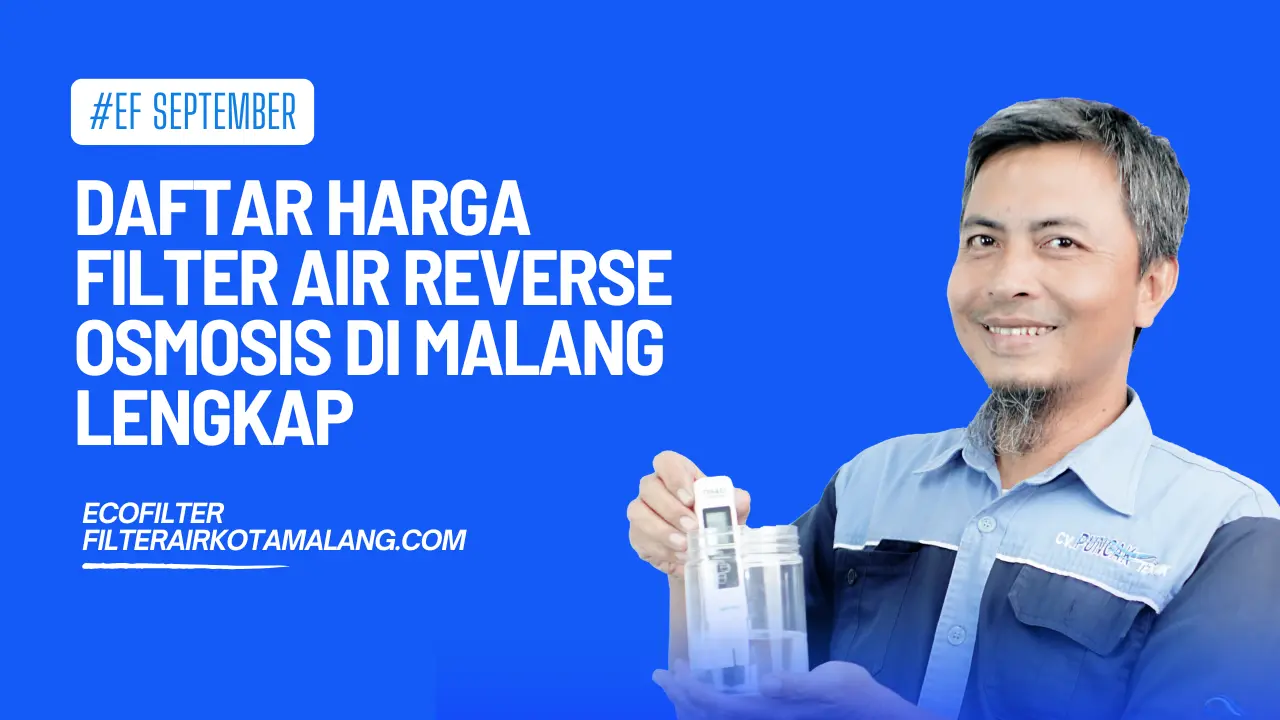 Harga Filter air RO malang lengkap