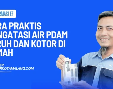cara mengatasi air pdam keruh