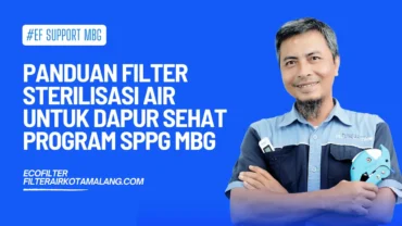 panduan filter sterilisasi air untuk dapur program sppg mbg