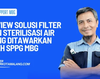 review solusi filter sterilisasi air program sppg mbg