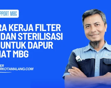 cara kerja filter air untuk dapur sehat mbg