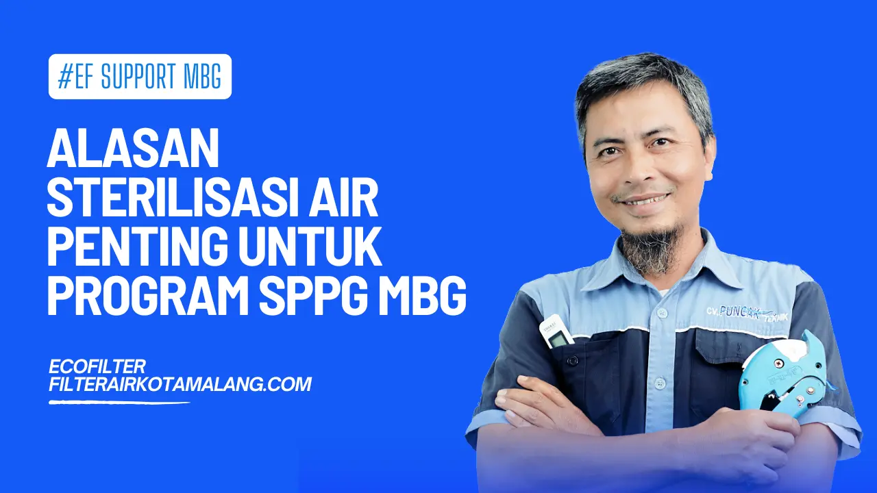 alasan sterilisasi air penting untuk program sppg mbg
