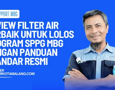 review filter air agar lolos program sppg mbg
