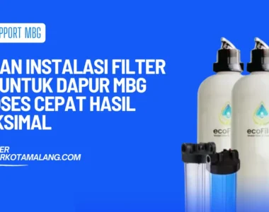 instalasi filter air untuk dapur mbg
