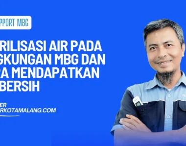 sterilisasi air pada lingkungan mbg