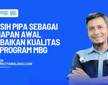 bersih pipa untuk kualitas air program mbg