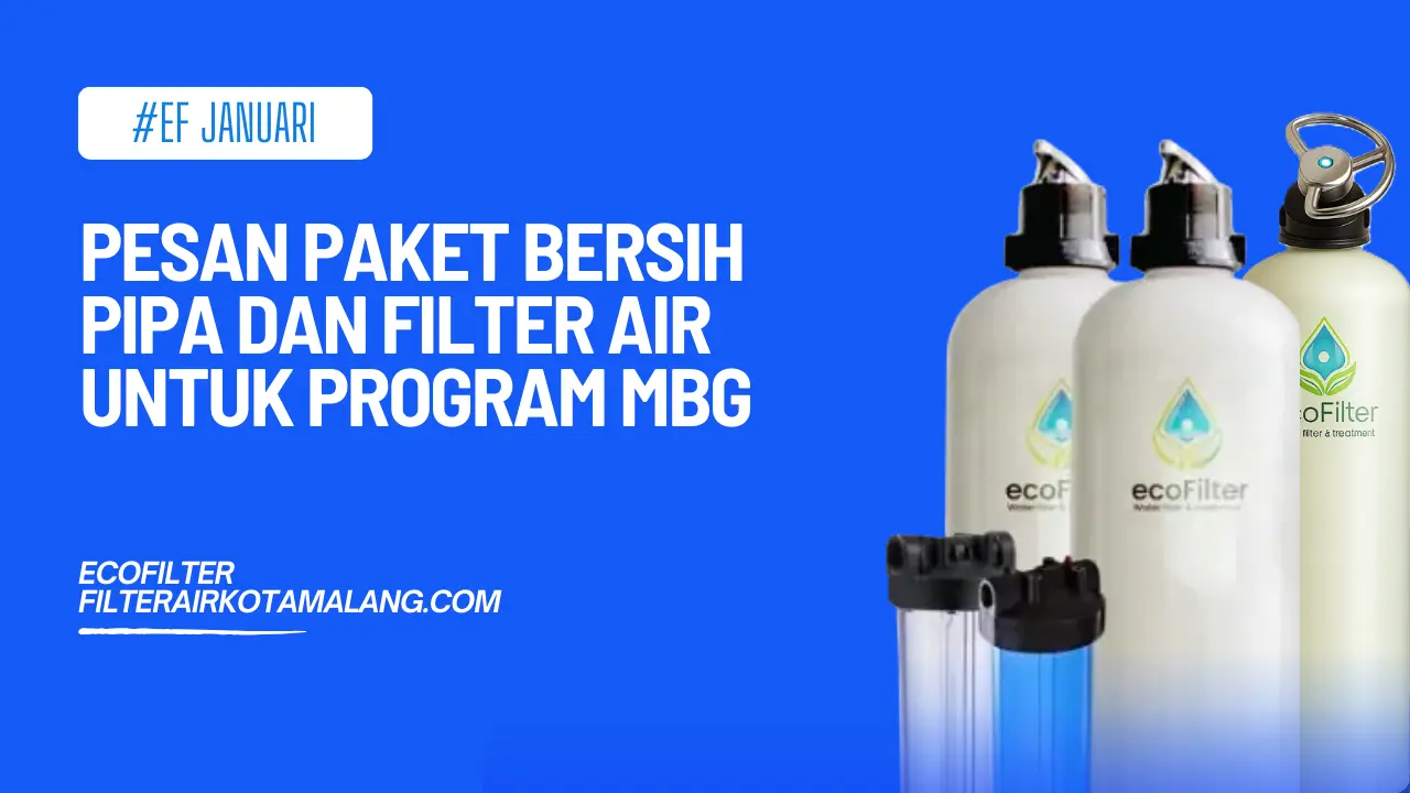 layanan paket bersih pipa dan filter air