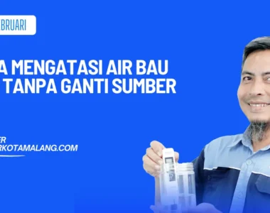cara mengatasi air bau besi