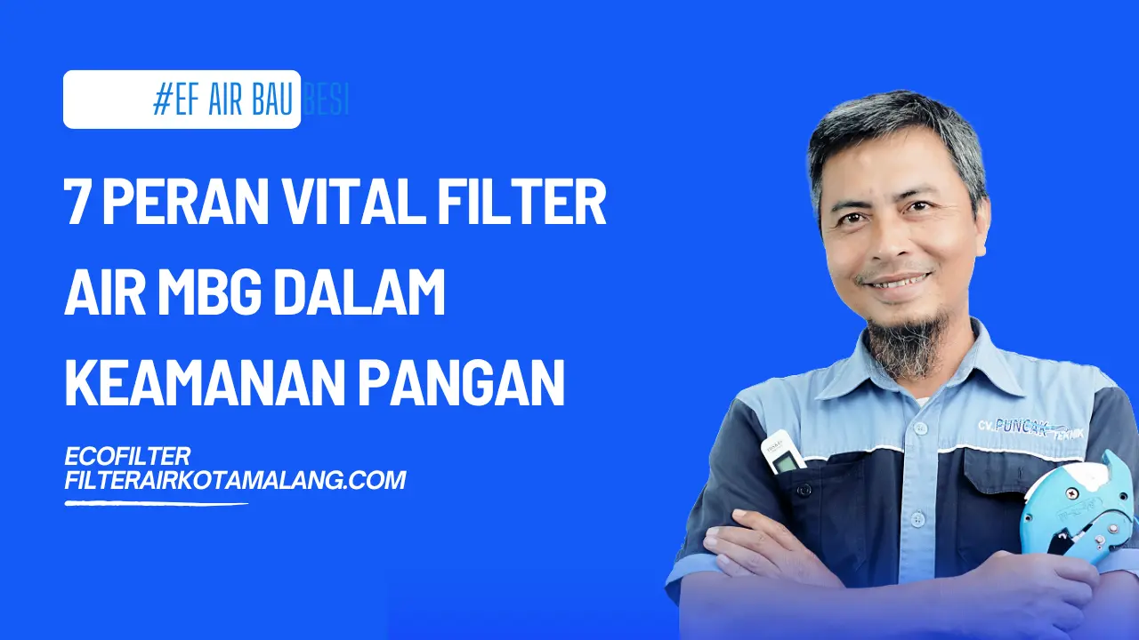 7 Peran Vital Filter Air MBG dalam Higienitas Air & Keamanan Pangan