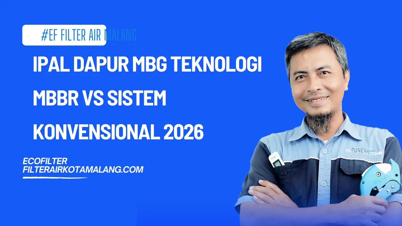 IPAL Dapur MBG Teknologi MBBR vs Sistem Konvensional 2026