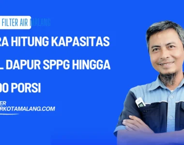 Cara Hitung Kapasitas IPAL Dapur SPPG hingga 3.000 Porsi