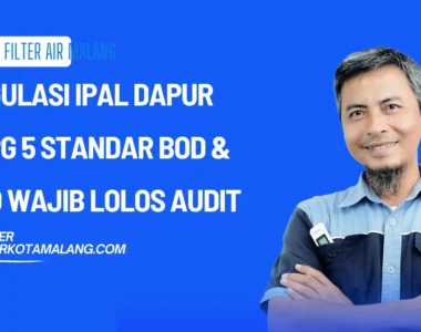 Regulasi IPAL Dapur SPPG 5 Standar BOD & COD Wajib Lolos Audit